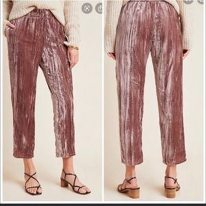 ANTHROPOLOGIE Josephine Velvet Trousers